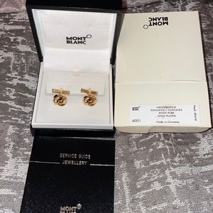 Mont Blanc knot cufflinks🌹🌹🌹